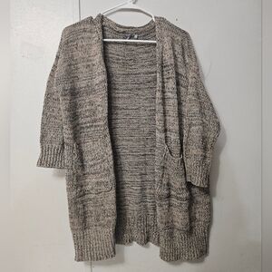 Earthbound Open Front Knit Cardigan Wirh Pockets!
